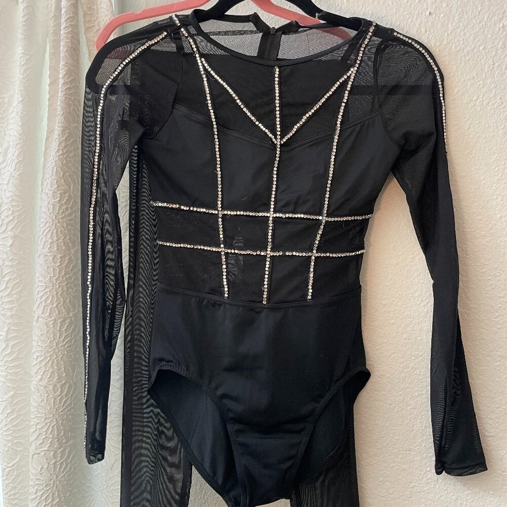 Girls Black Dance Costume – Size Large
